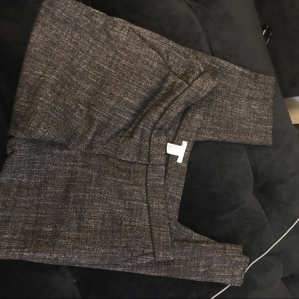 H&M mid calf gray work pant slacks - modern fit